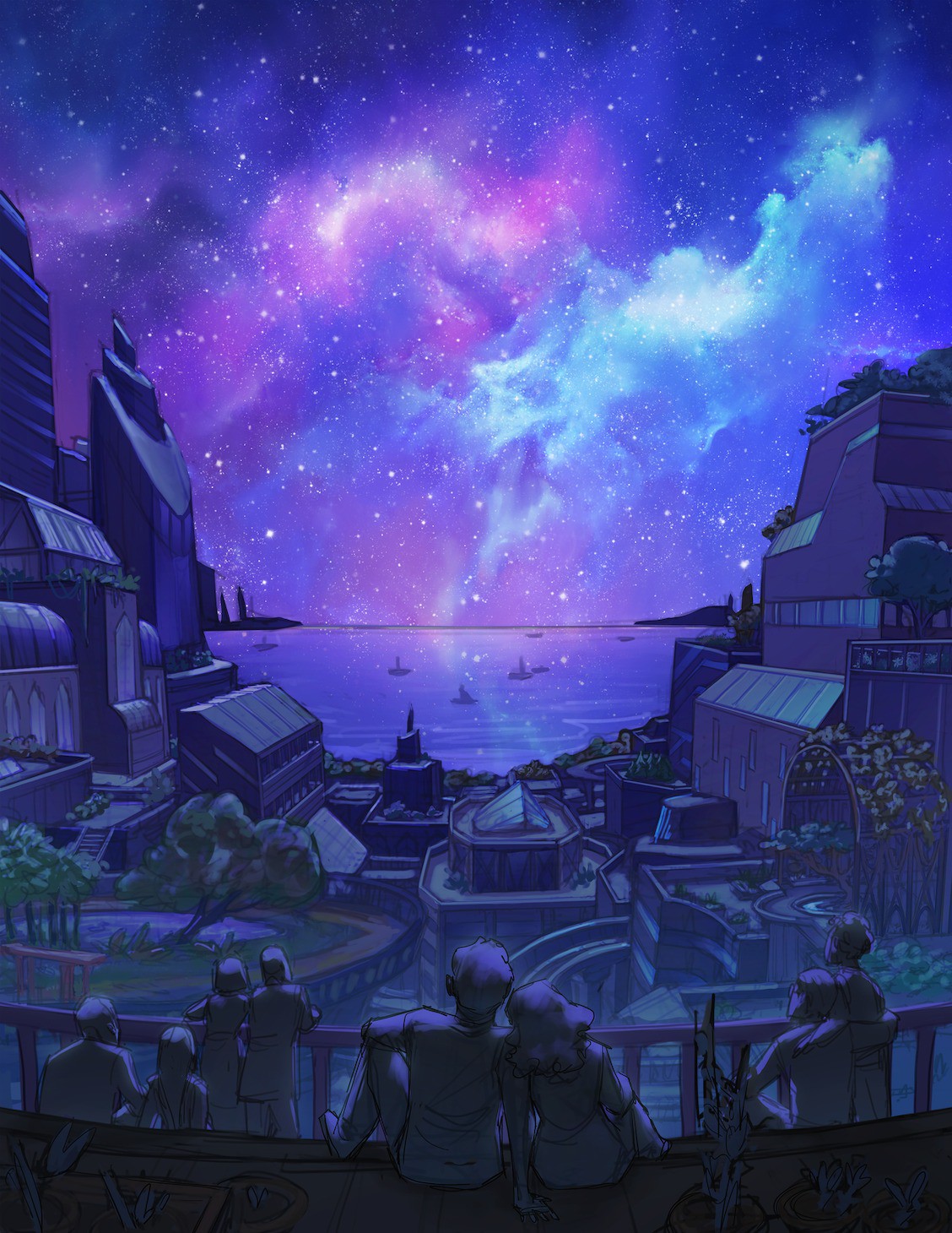 Solarpunk Showcase: "City Starlight" and "The Cemetery"